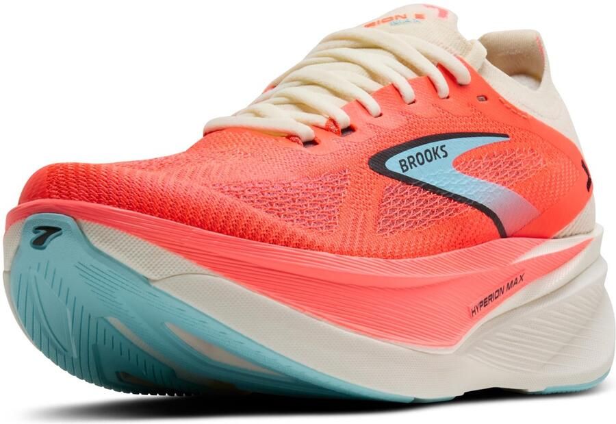 Brooks Hyperion Max 3 Femme Coconut Fiery Coral Atomizer