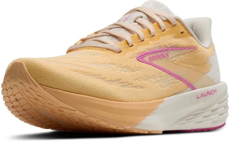 Brooks Launch 11 Hardloopschoenen Dames Sherbert Coconut Pink