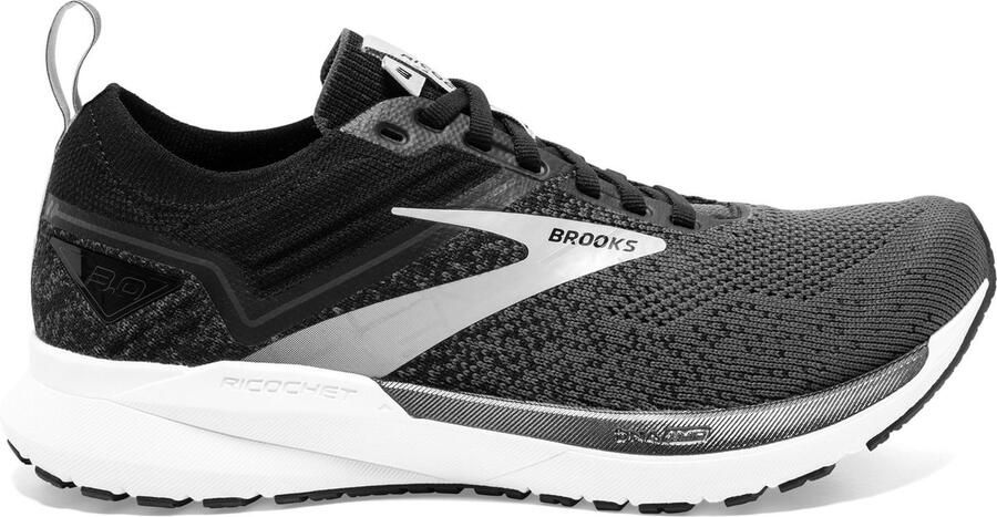 Brooks Ricochet 3 Sportschoenen Mannen Grijs Zwart
