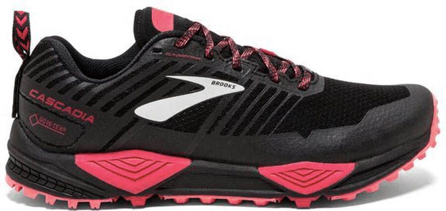 Brooks Cascadia 13 GTX Dames Sportschoenen Trail zwart roze