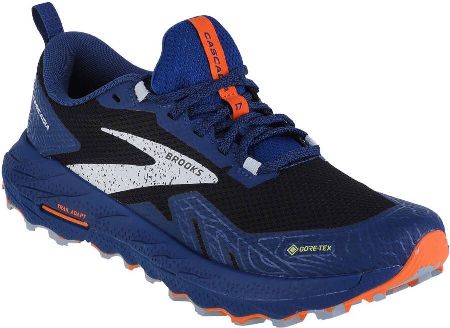 Brooks Cascadia 17 GTX Mannen Marineblauw Hardloopschoenen