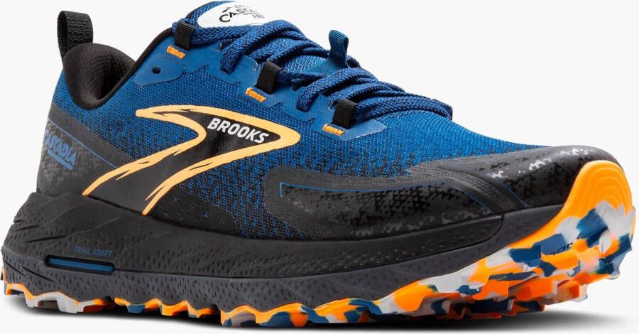 Brooks cascadia 18 Hardloopschoenen heren neutraal Blauw-Multicolour