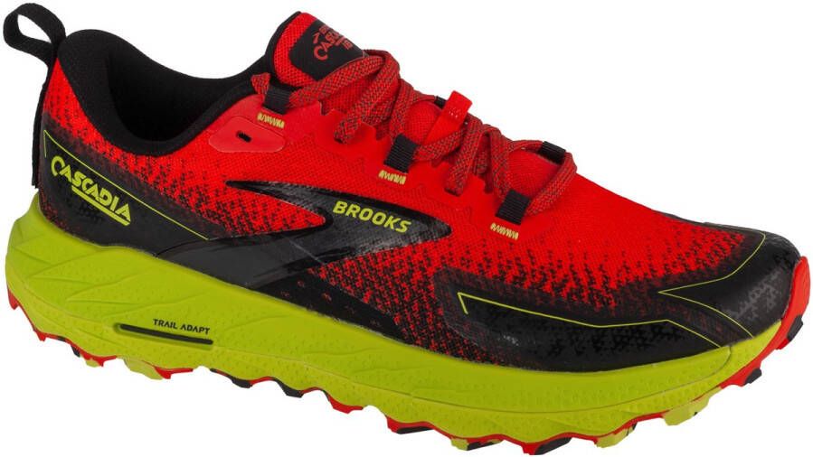 Brooks Cascadia 18 Mannen Rood Hardloopschoenen