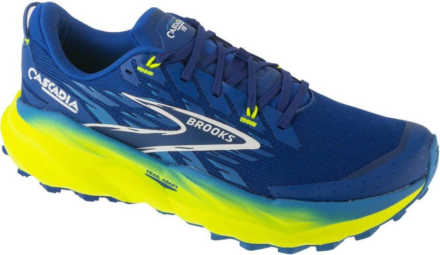 Brooks Cascadia 19 Mannen Blauw Hardloopschoenen