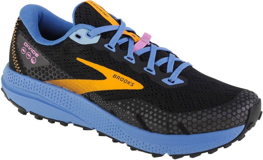 Brooks Divide 3 Vrouwen Zwart Hardloopschoenen