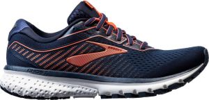 Brooks Ghost 12 Sportschoenen Vrouwen blauw oranje