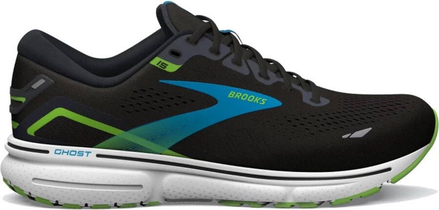 Brooks Ghost 15 hardloopschoenen heren zwart dessin