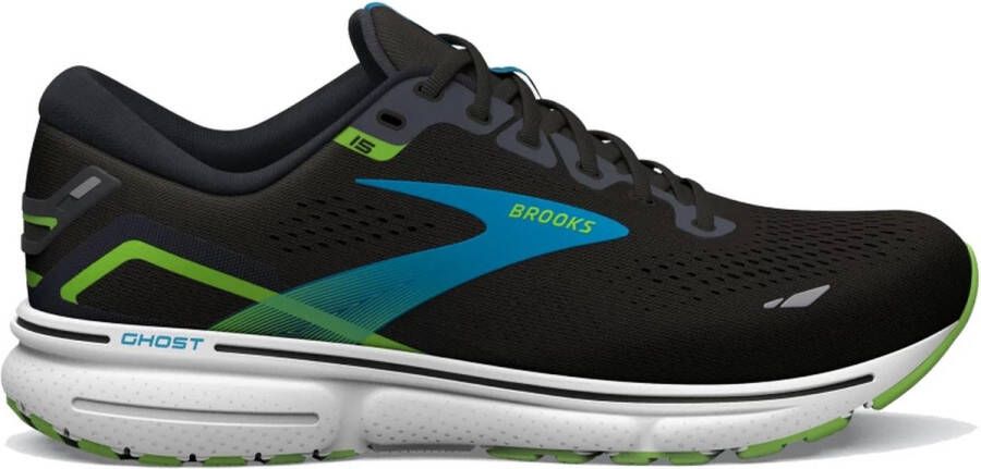 Brooks Ghost 15 hardloopschoenen heren zwart dessin