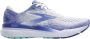 Brooks Ghost 16 Hardloopschoenen White Amparo Blue Dames - Thumbnail 2
