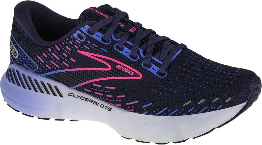 Brooks Glycerin GTS 20 Vrouwen Marineblauw Hardloopschoenen