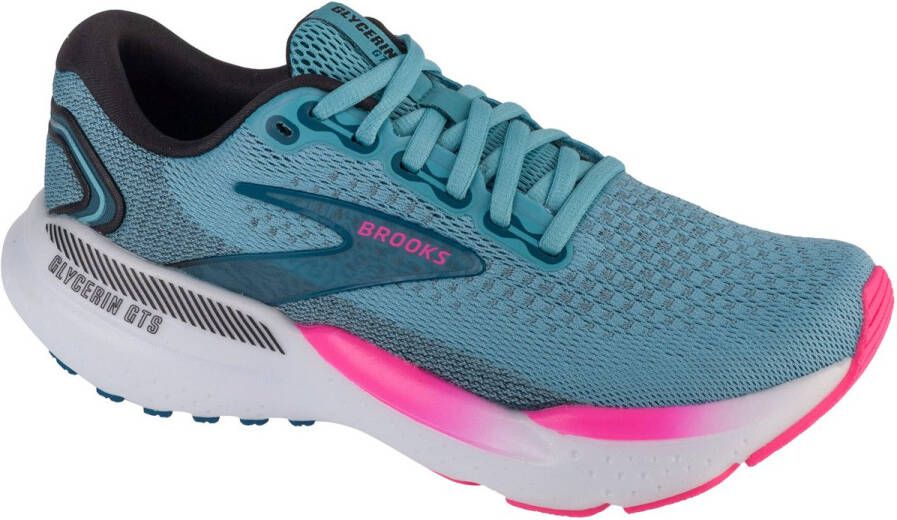 Brooks Glycerin GTS 21 Vrouwen Blauw Hardloopschoenen
