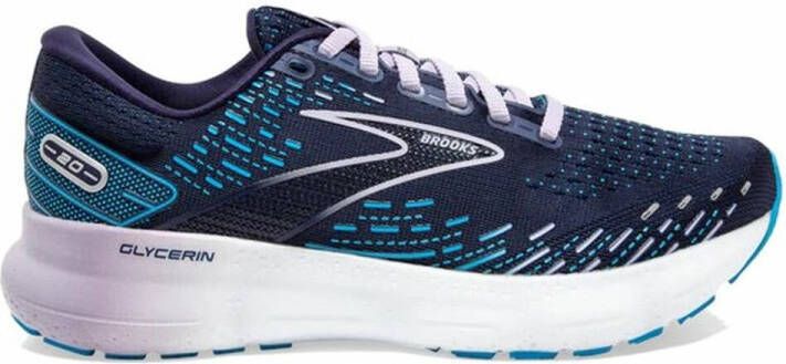Brooks Hardloopschoenen voor Volwassenen Glycerin 20 Wide Donkerblauw