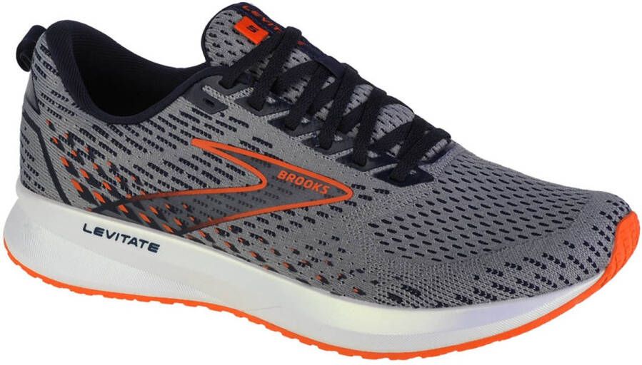 Brooks Levitate 5 Mannen Grijs Hardloopschoenen