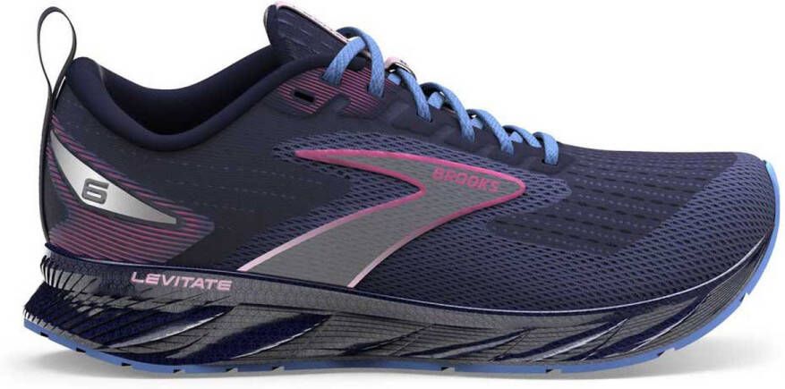 Brooks Levitate 6 Hardloopschoenen Blauw Vrouw