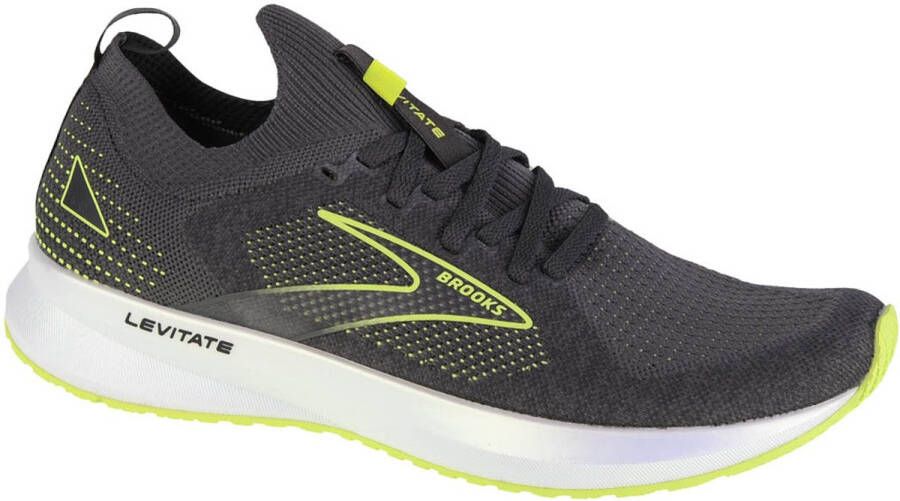 Brooks Levitate StealthFit 5 Mannen Grijs Hardloopschoenen