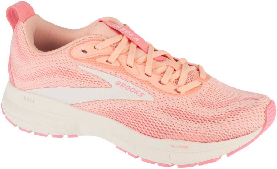 Brooks Trace 4 Vrouwen Roze Hardloopschoenen