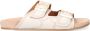 Notre-v Elegante Beige Sandaal met Stiksels Beige Dames - Thumbnail 2