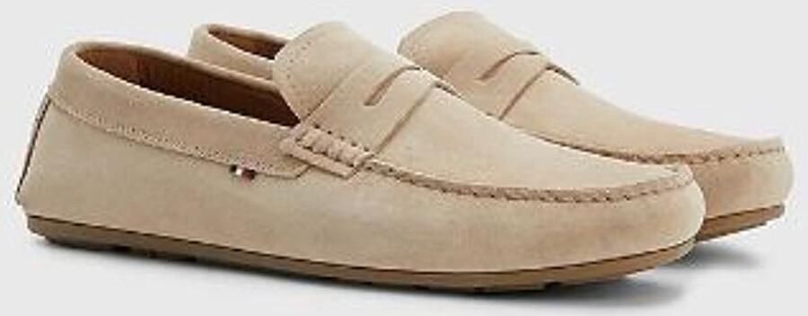 Bruin Tinten Tommy Hilfiger FM0FM04271-AEG heren instappers gekleed beige - Foto 9