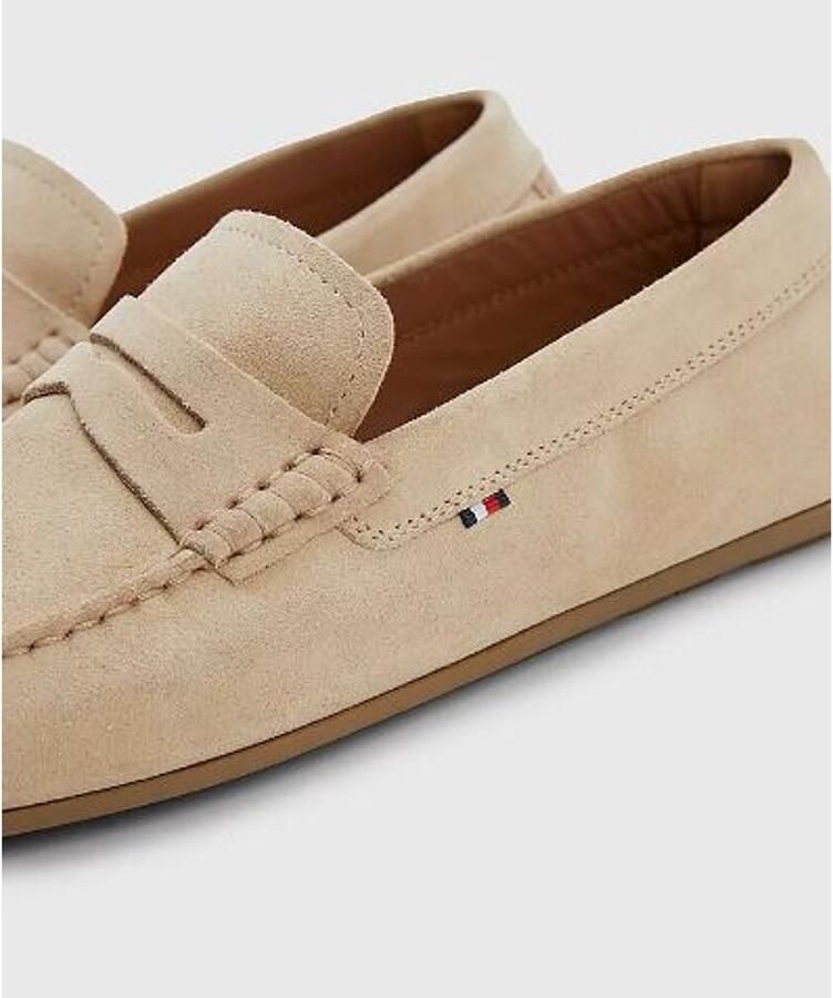 Bruin Tinten Tommy Hilfiger FM0FM04271-AEG heren instappers gekleed beige - Foto 5