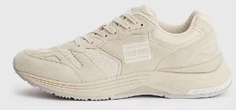 Bruin Tinten Tommy Hilfiger Modern Prep Sneaker Veterschoenen Laag Beige - Foto 12