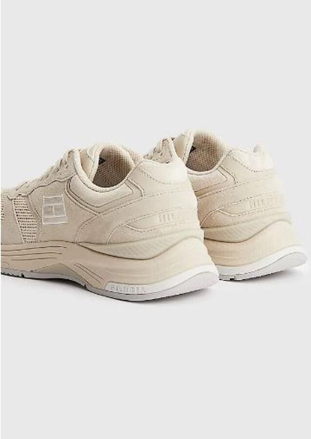 Bruin Tinten Tommy Hilfiger Modern Prep Sneaker Veterschoenen Laag Beige - Foto 8