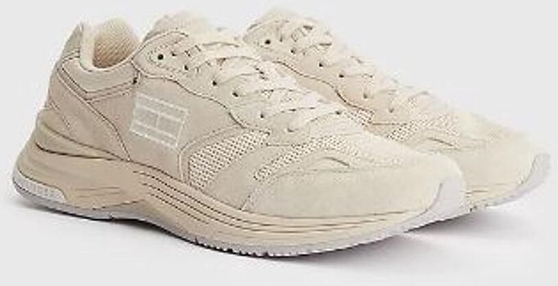 Bruin Tinten Tommy Hilfiger Modern Prep Sneaker Veterschoenen Laag Beige - Foto 11