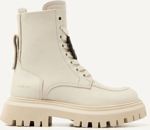 Bruin Tinten Fae Aubine Jr Veterboots Laarzen Met Veters Meisjes Beige - Foto 3