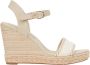 TOMMY HILFIGER Sandalen Dames Seasonal Webbing Wedge Maat: 40 Materiaal: Leer Kleur: Beige - Thumbnail 2