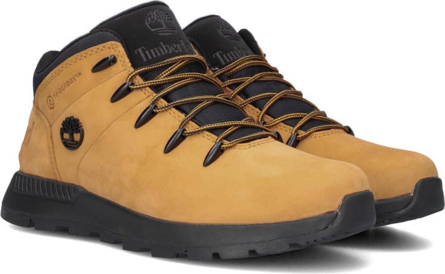 Bruin Tinten Sprint Trekker Mid Wp Enkelboots Enkellaarsjes Jongens Cognac