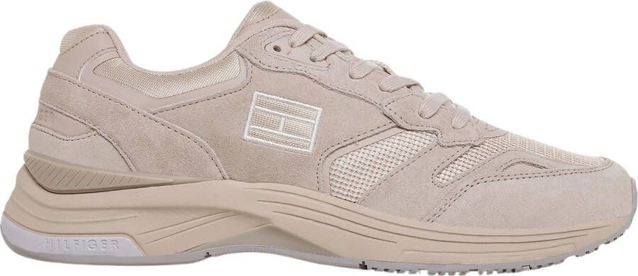 Bruin Tinten Tommy Hilfiger Schoenen Beige Polyester sneakers beige - Foto 4