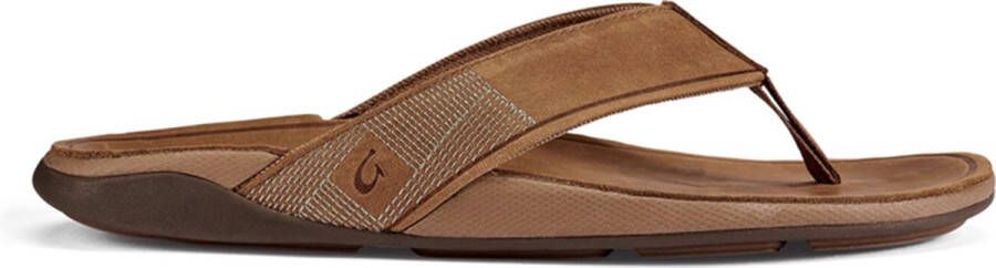 Olukai Bruin Tinten Tuahine Slippers Heren Bruin