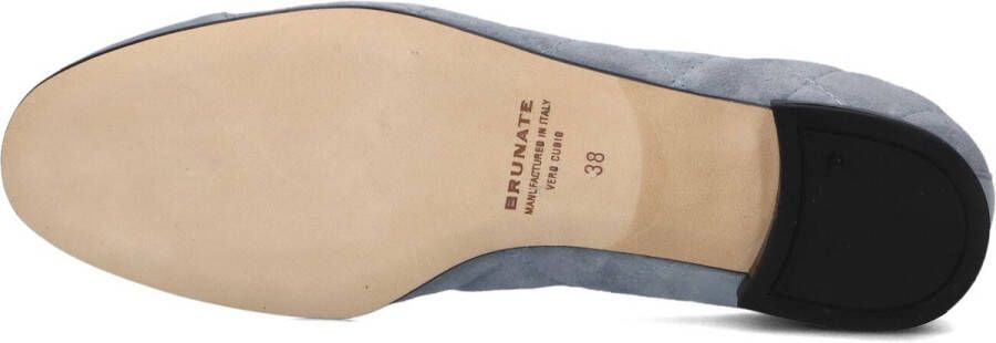 BRUNATE Ballerina Dames 10405 Maat: 38 Materiaal: Suède Kleur: Blauw