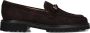 Brunate 10768 Loafers Suède Instapper Dames Bruin - Thumbnail 1