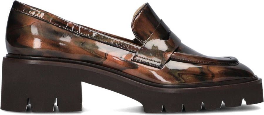 BRUNATE Instappers Dames 32341 Maat: 38 5 Materiaal: Lakleer Kleur: Bruin