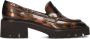 Brunate 32341 Instappers Lakleer Instapper Dames Bruin - Thumbnail 1