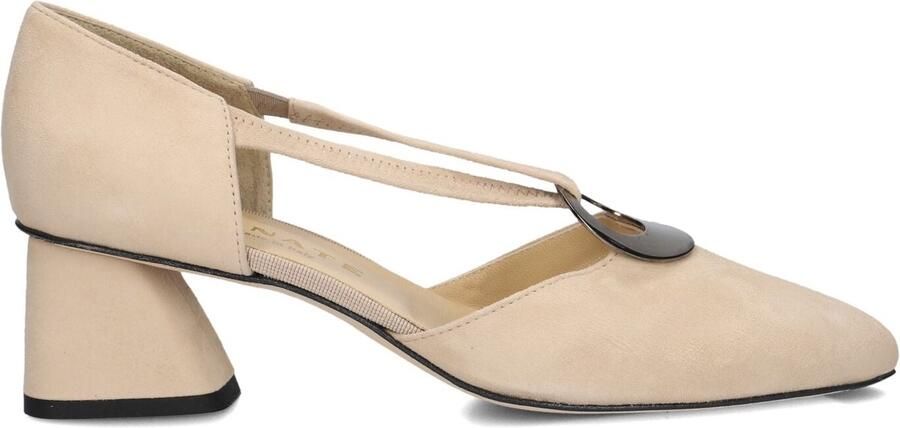 Brunate 51528 Ballerina's Dames Ballarina Schoenen Instappers Beige