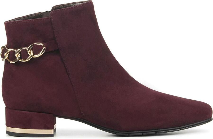 BRUNATE Enkellaarsjes Dames 38322 Maat: 37 Materiaal: Suède Kleur: Rood