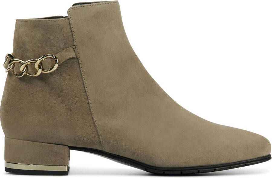 BRUNATE Enkellaarsjes Dames 38322 Maat: 37 5 Materiaal: Suède Kleur: Zand
