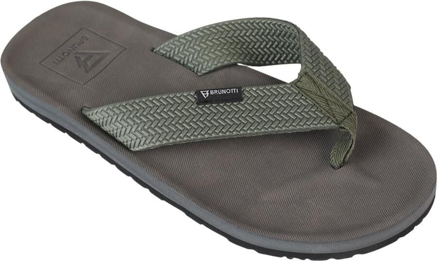 Brunotti Algheri Teenslippers Heren Dennengroen