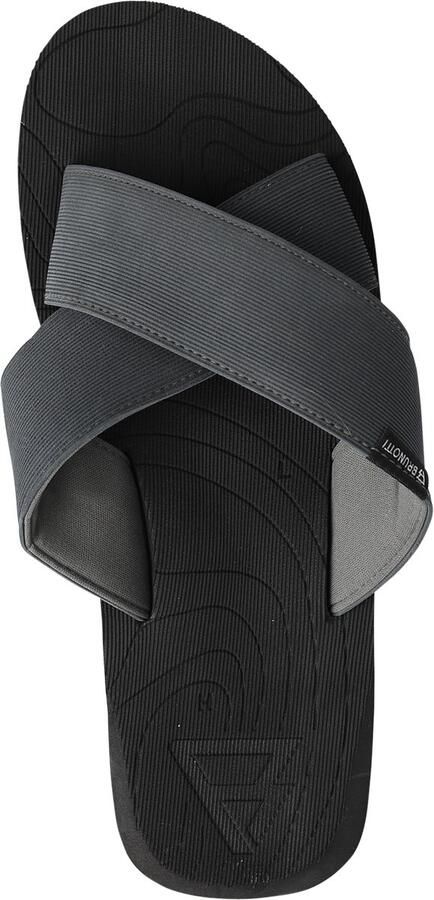 Brunotti Capu Mannu Cross Heren Teenslippers Zwart