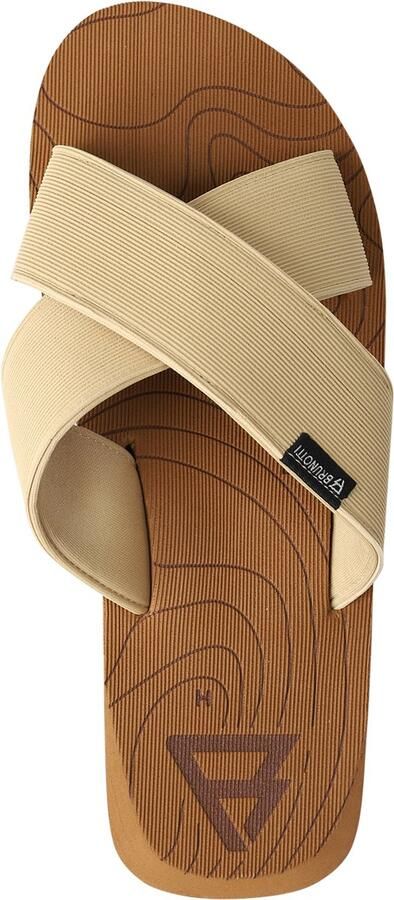 Brunotti Capu Mannu Cross Teenslippers Heren Zand