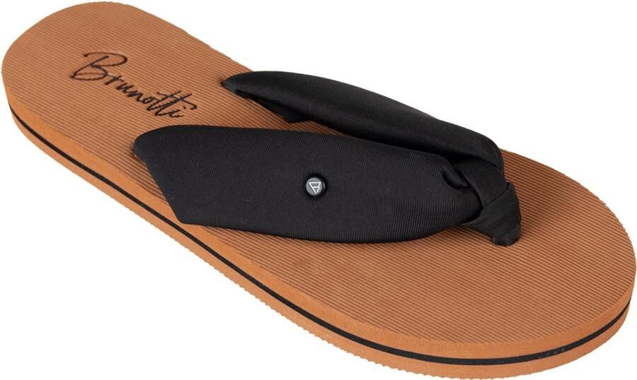 Brunotti Chiara Woven Slippers Dames Black Teenslippers