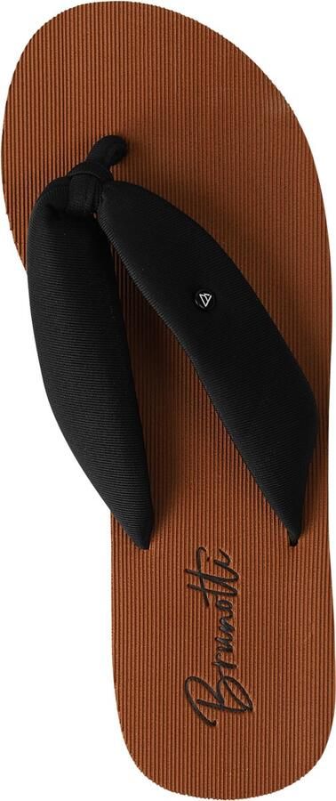 Brunotti Chiara Geweven Dames Teenslippers Zwart