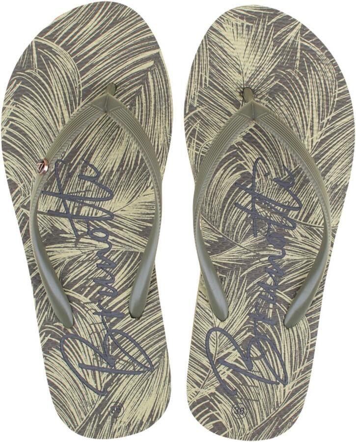 Brunotti dames teenslippers gaia basic groen