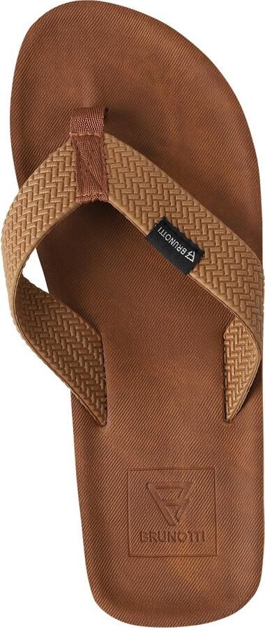 Brunotti Algheri Hazel Brown Herenslippers Teenslippers