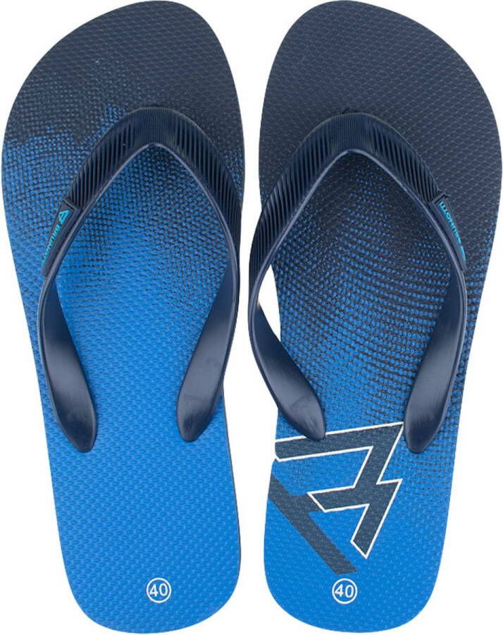 Brunotti teenslippers jaxson AOP blauw