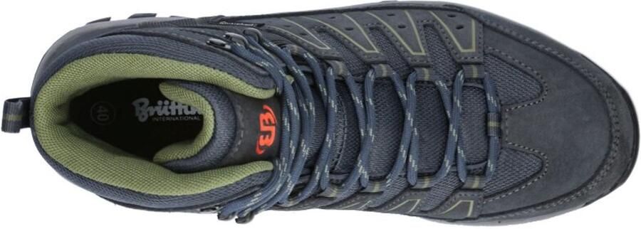 Brütting wandelschoenen Mount Pinos High met comfortex Grijs met Groen