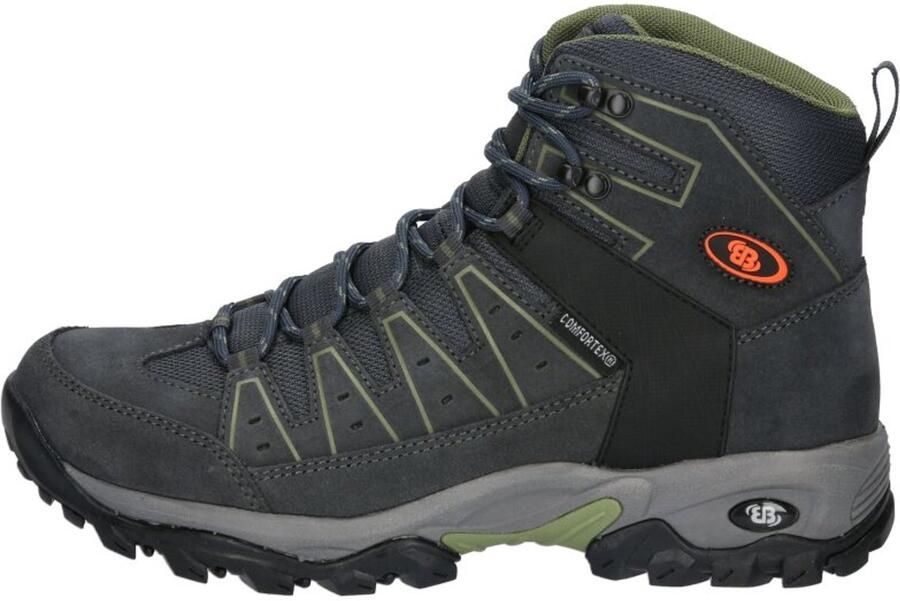 Brütting wandelschoenen Mount Pinos High met comfortex Grijs met Groen