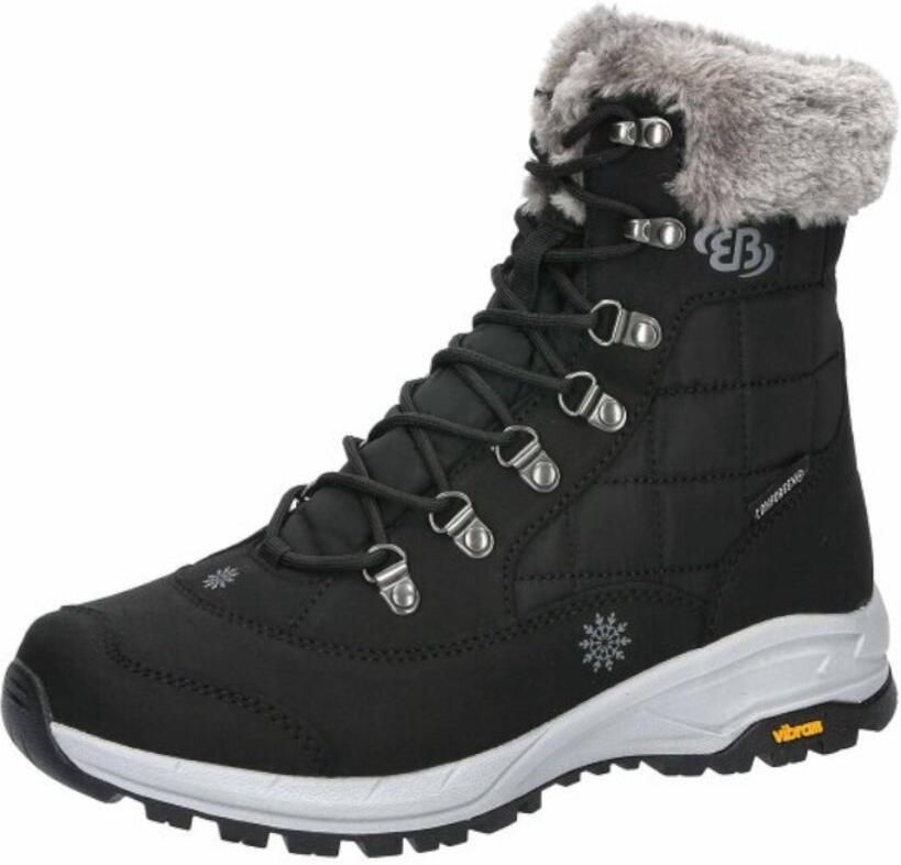 Brütting wandelschoenen snowboots Himalaya met comfortex Zwart Grijs