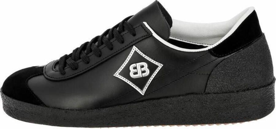 Brütting sneaker Astroturfer handgemaakte sportschoen Zwart